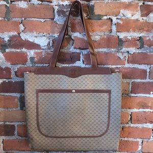 Gucci • Vintage Canvas Tote AUTHENTIC